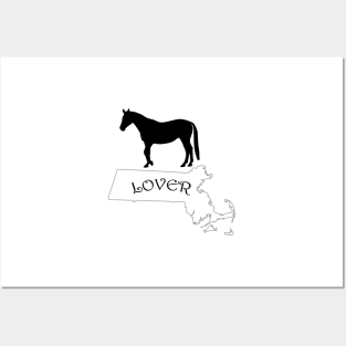 Massachusetts Horse Lover Gift Posters and Art